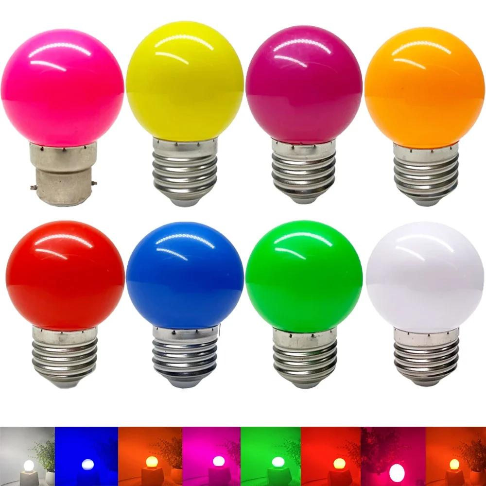 äο LED  ,  ׸ Ʈ ,  2W, AC 110V, 220V, G45, ۷κ , Ȩ ,  E27 B22